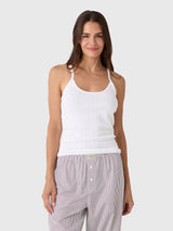 Leset Women's Pointelle Classic Tank Top - Saint Bernard