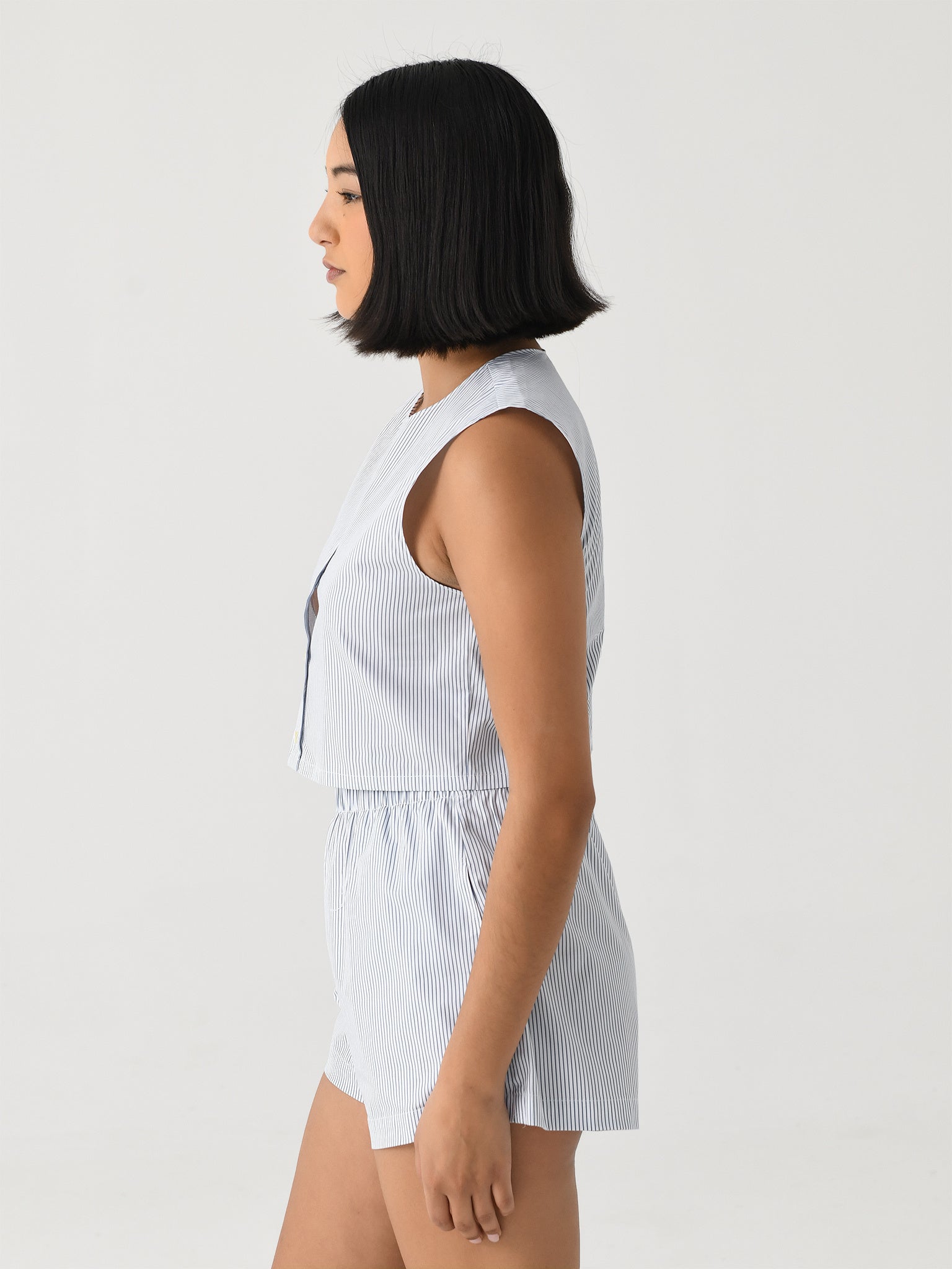 Leset Women's Yoshi Crewneck Vest – Saint Bernard