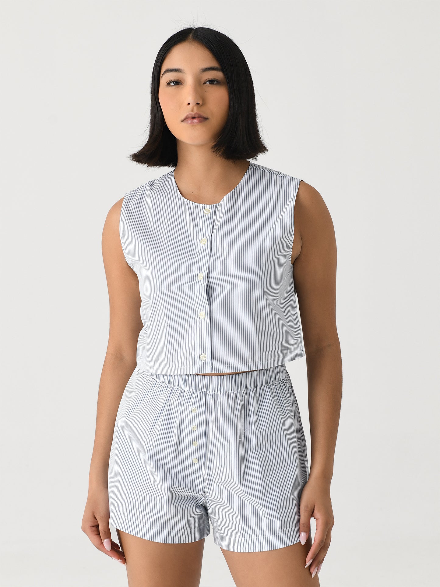 Leset Women's Yoshi Crewneck Vest - Saint Bernard