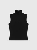 Leset Women's Lauren Sleeveless Turtleneck