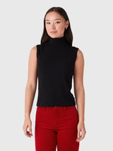 Leset Women's Lauren Sleeveless Turtleneck - Saint Bernard