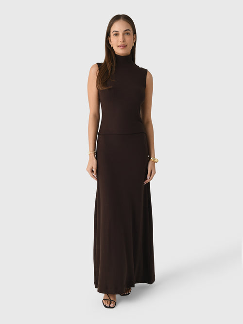 Leset Women's Lauren Sleeveless Turtleneck