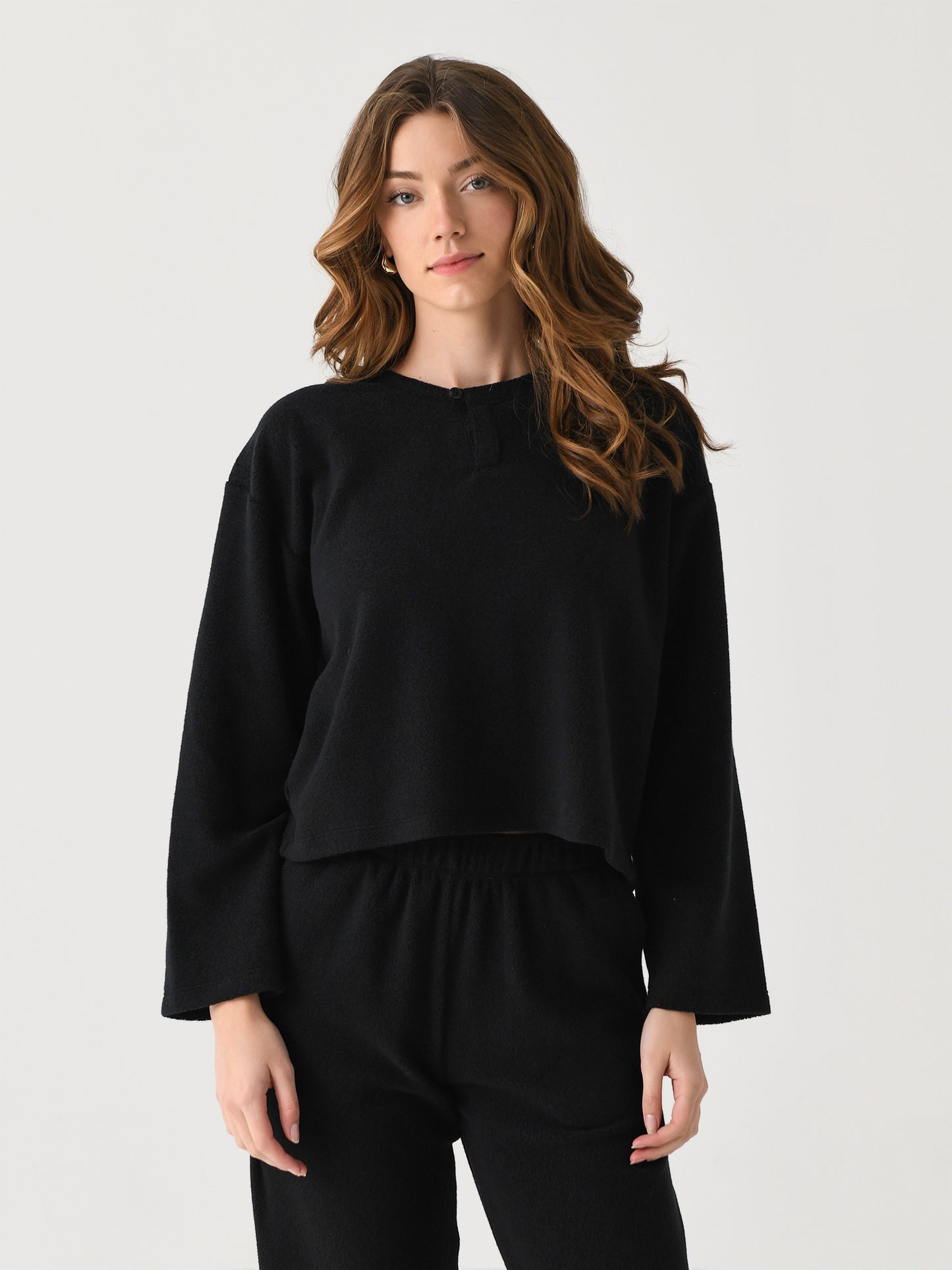 Leset Women's Teddy Henley - Saint Bernard