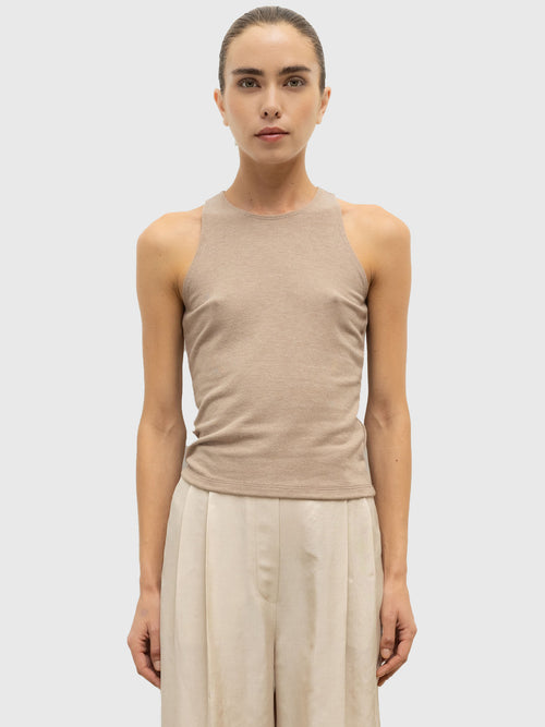 Leset Women's Lauren High Neck Tank