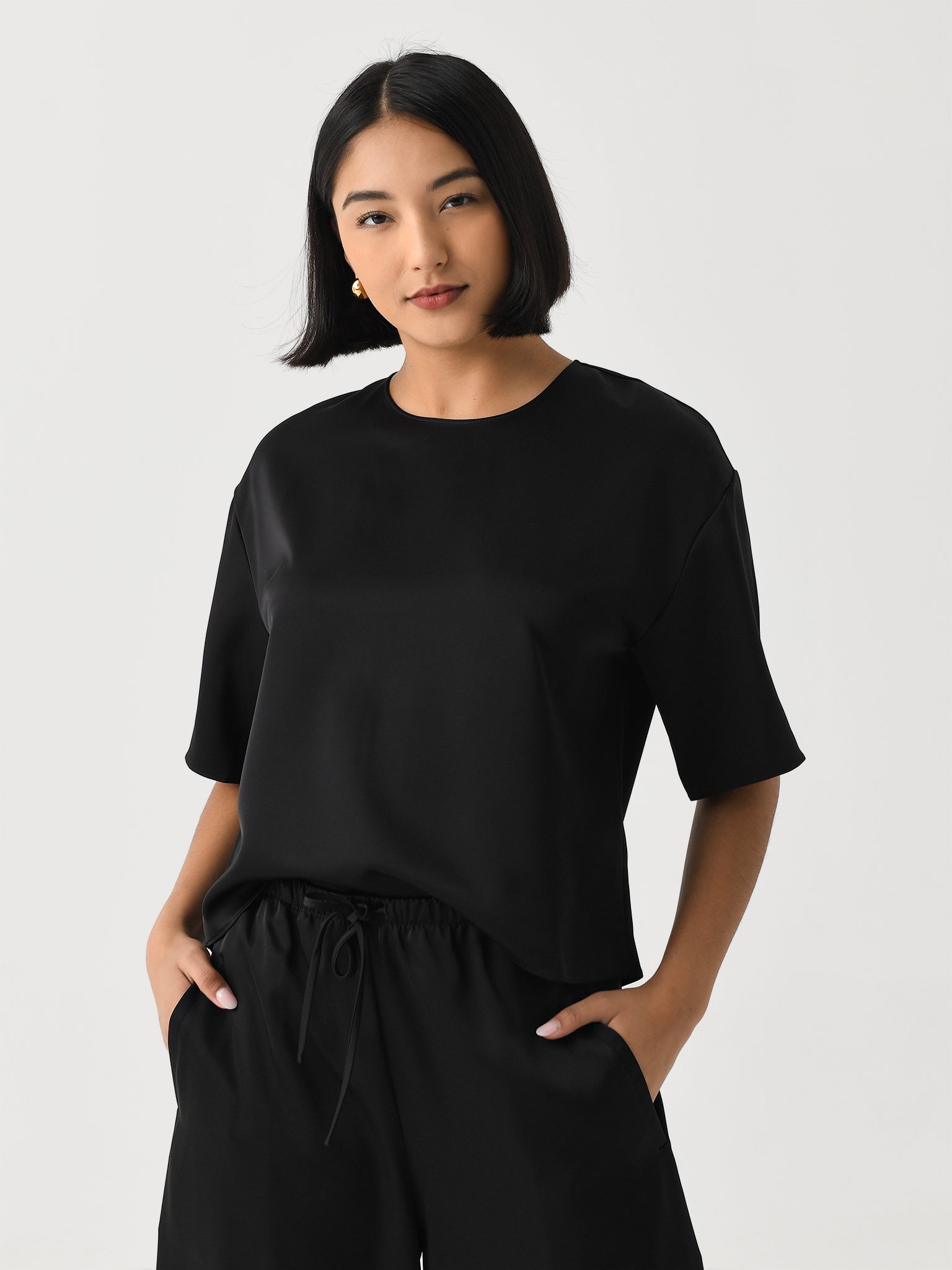 Leset Women's Barb Boxy Tee - Saint Bernard