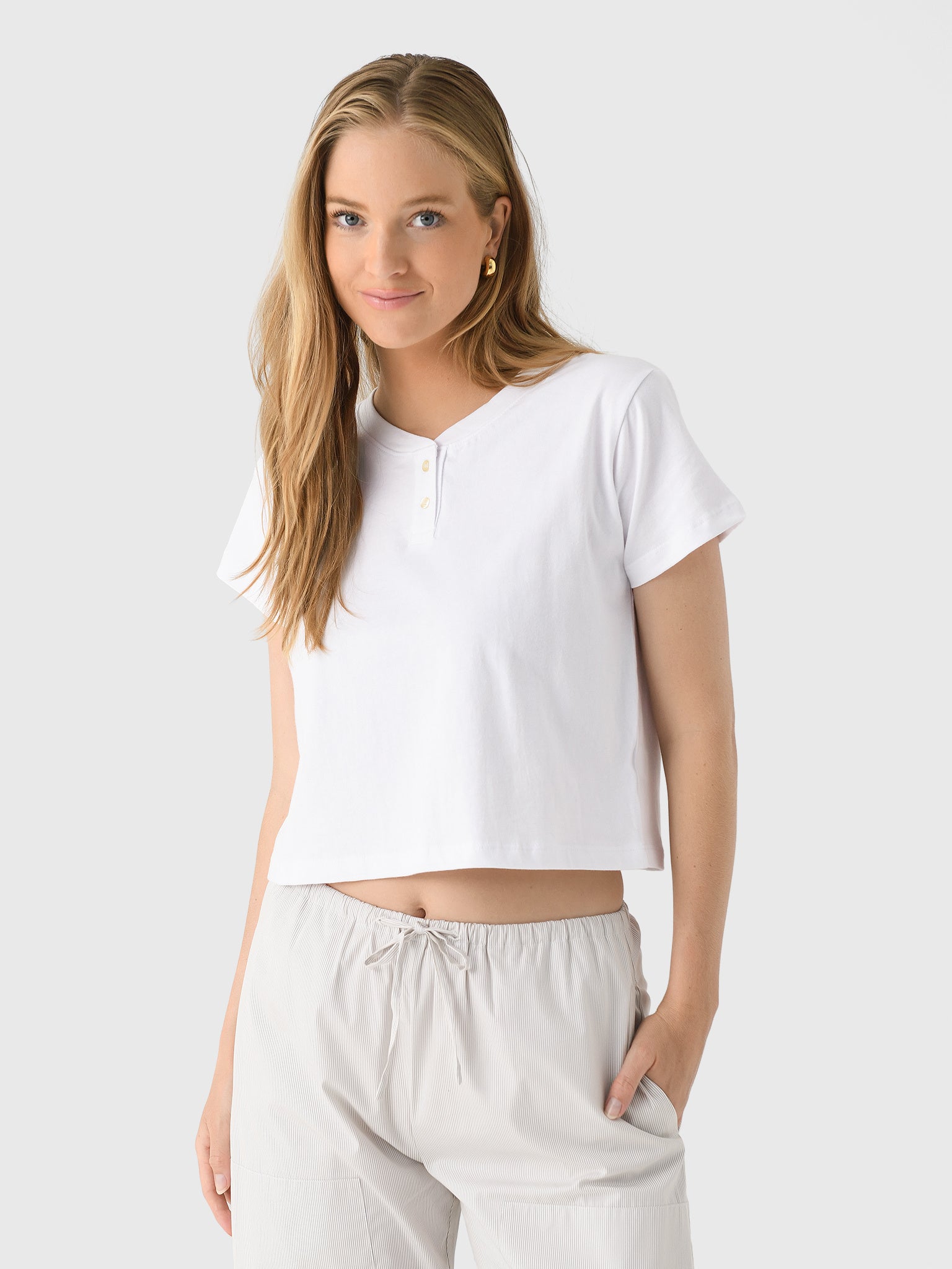 Leset Women's Margo Henley Tee - Saint Bernard