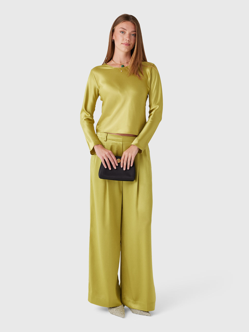 Leset Women's Barb Long Sleeve Crew - Saint Bernard