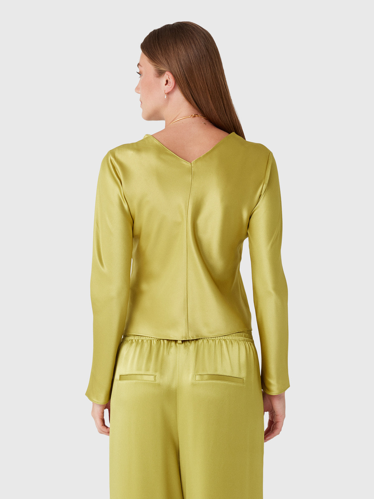 Leset Women's Barb Long Sleeve Crew - Saint Bernard