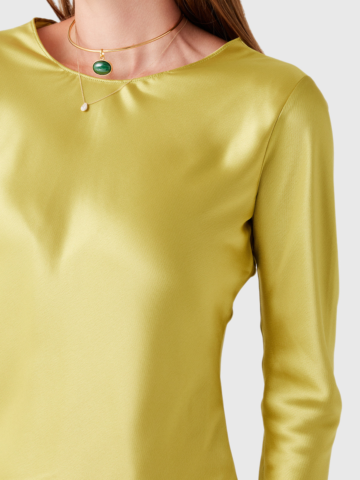 Leset Women's Barb Long Sleeve Crew - Saint Bernard