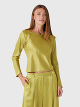 Leset Women's Barb Long Sleeve Crew