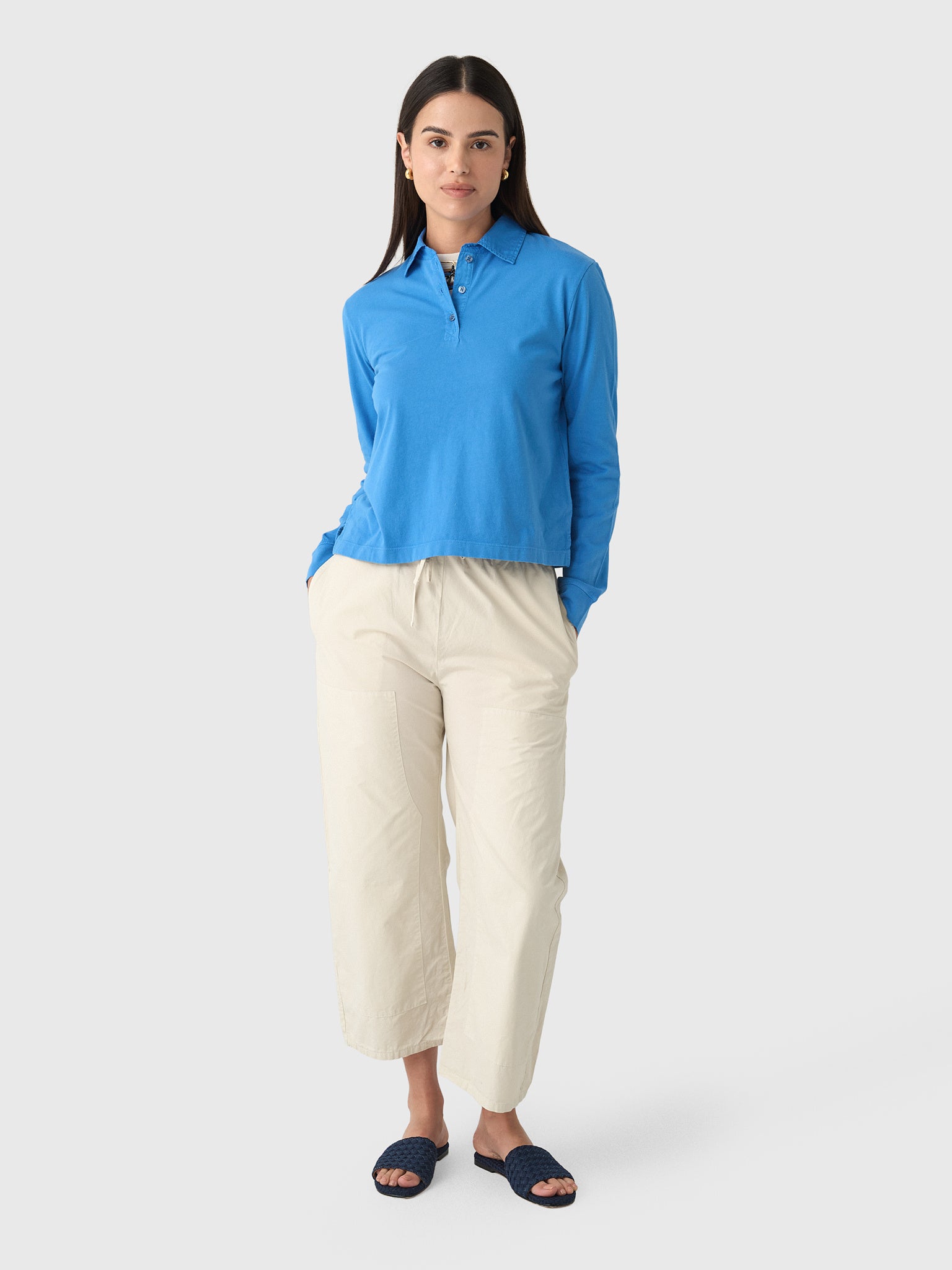 Leset Women's Margo Long Sleeve Polo – Saint Bernard