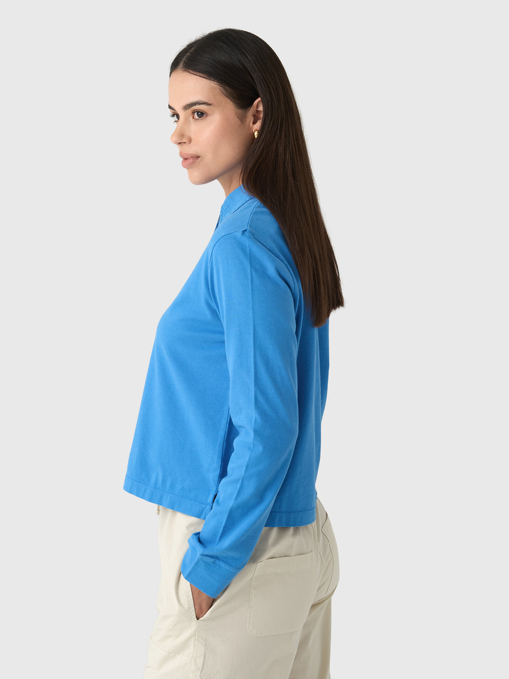 Leset Women's Margo Long Sleeve Polo - Saint Bernard