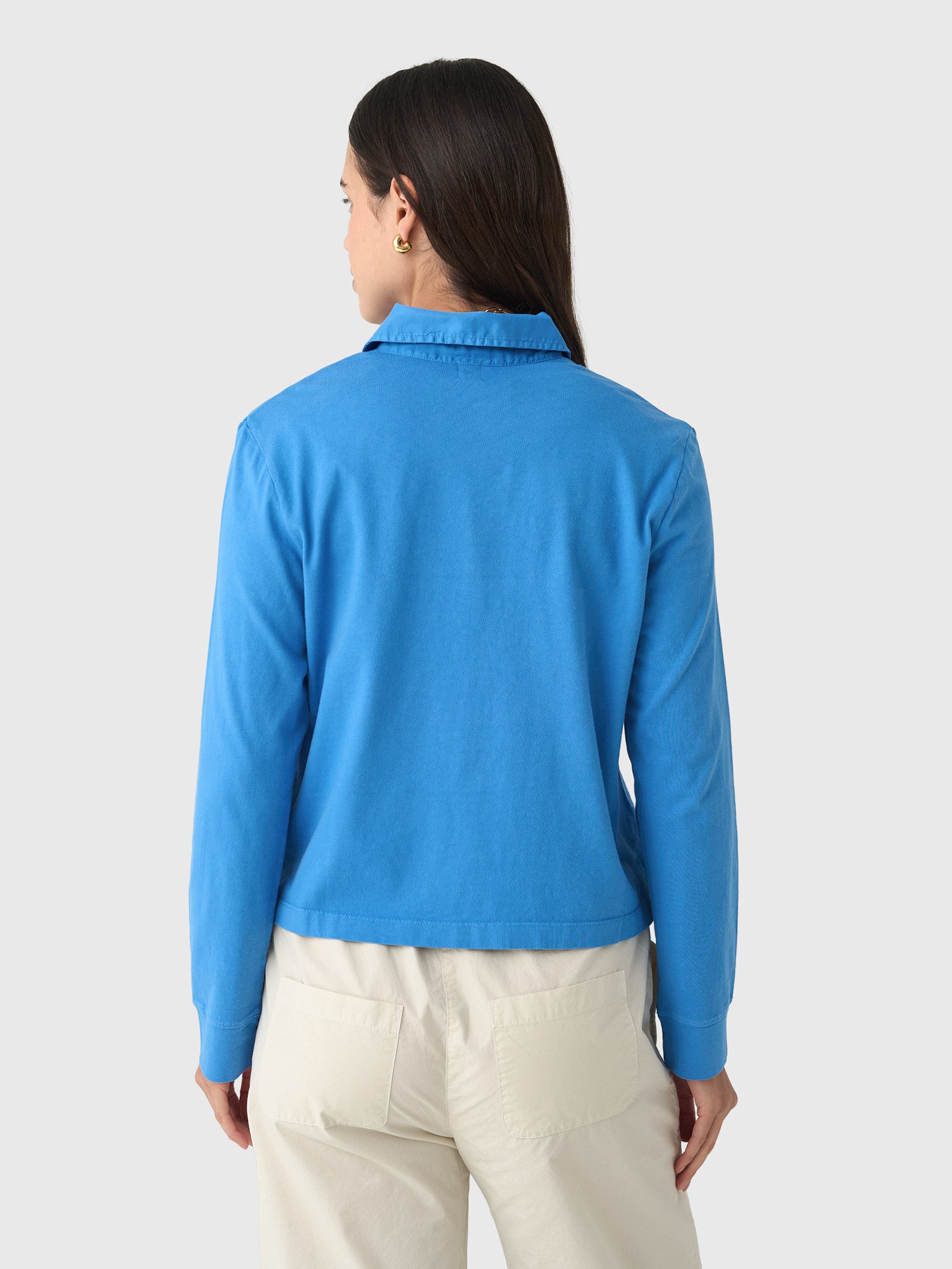 Leset Women's Margo Long Sleeve Polo - Saint Bernard