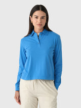 Leset Women's Margo Long Sleeve Polo - Saint Bernard