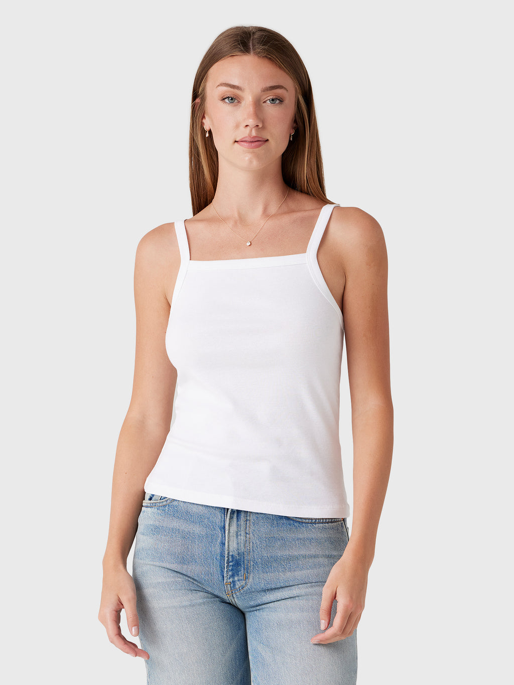 Leset Women's Nando Square Neck Tank - Saint Bernard