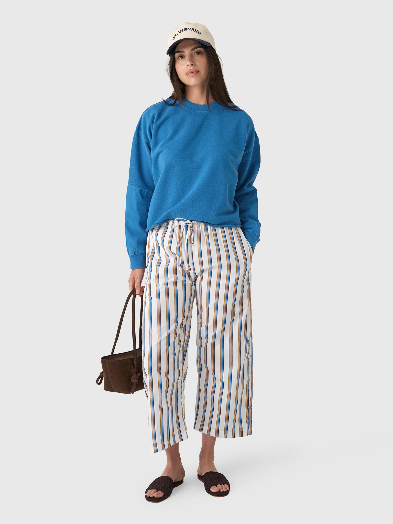 Leset Women's Jamie Patch Crew - Saint Bernard