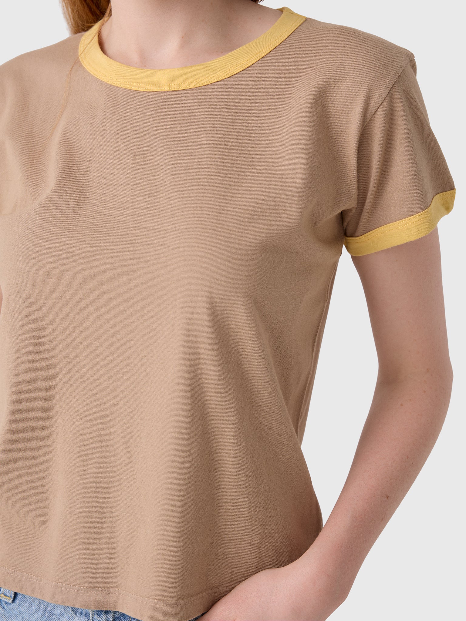 Leset Women's Margo Ringer Tee - Saint Bernard