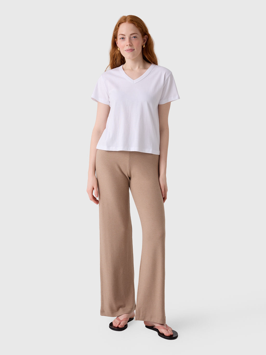 Leset Women's Margo V-Neck Tee - Saint Bernard
