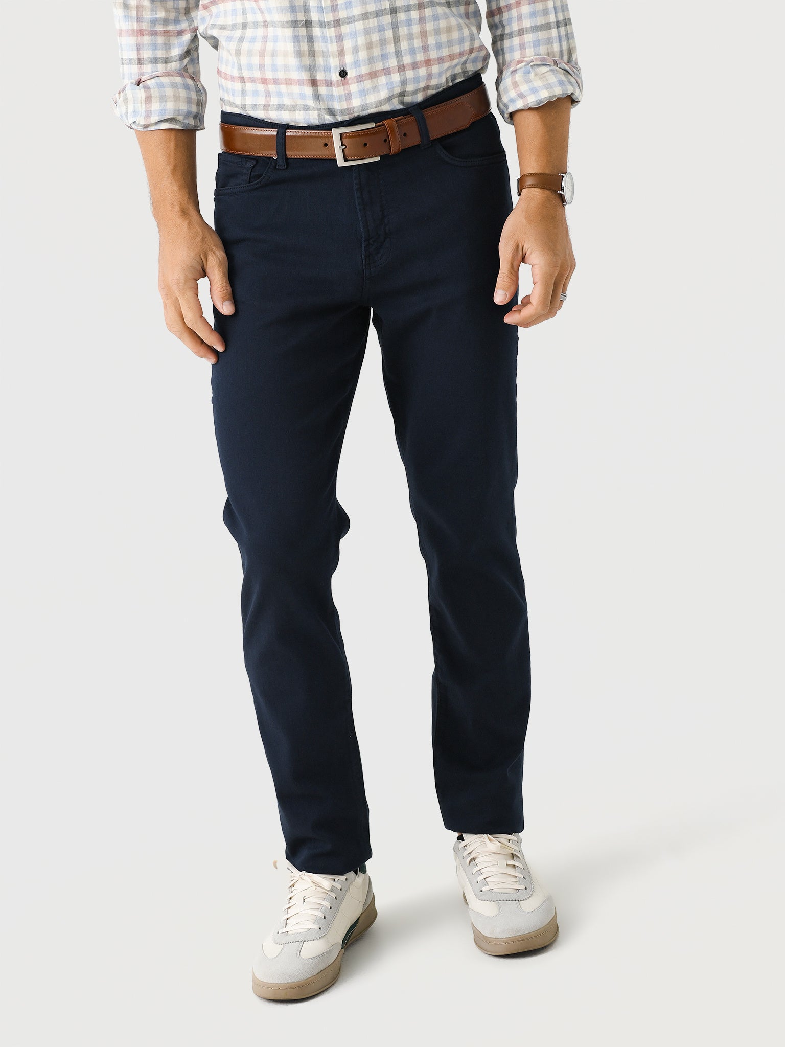 RYE51 Men's French Twill Stretch 5-Pocket Pant - Saint Bernard