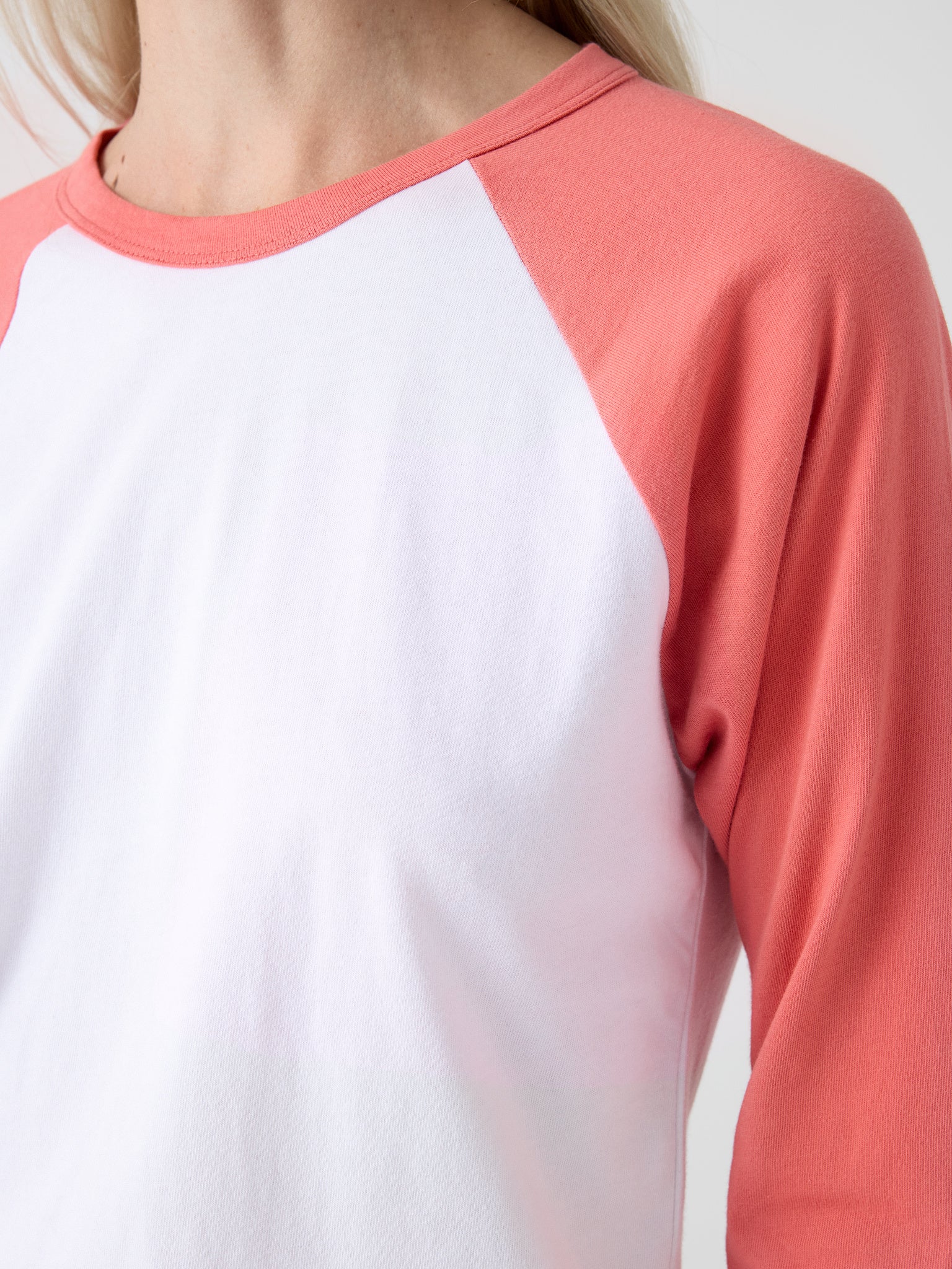Leset Women's The Margo Long Sleeve Baseball Tee - Saint Bernard