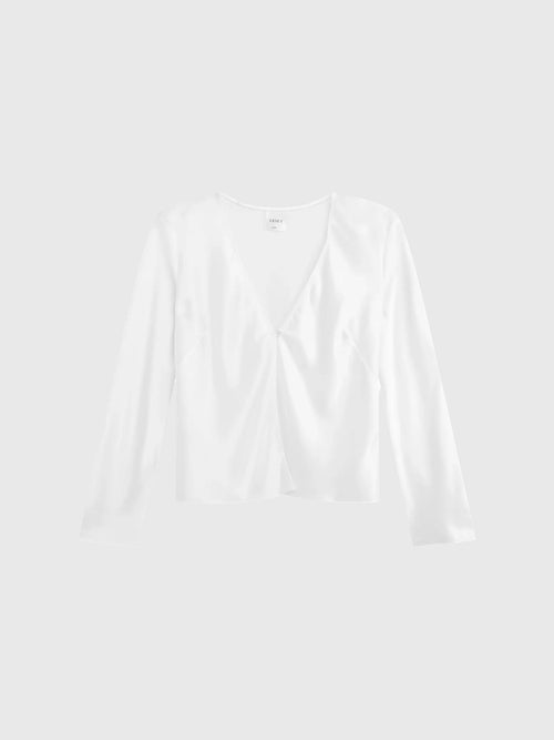 Leset Women's Barb Button Long Sleeve Top