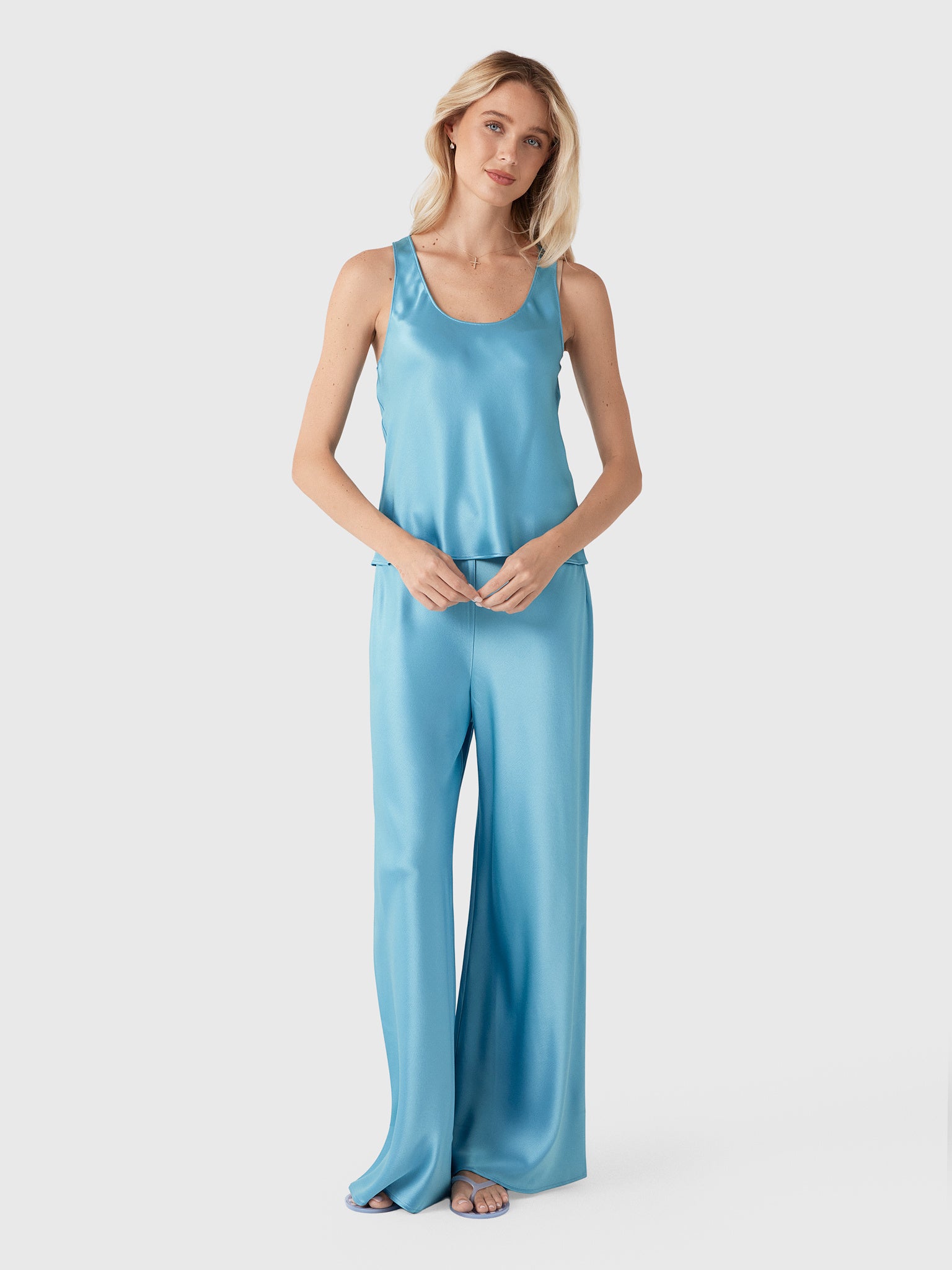 Leset Women's Barb Bias Tank - Saint Bernard