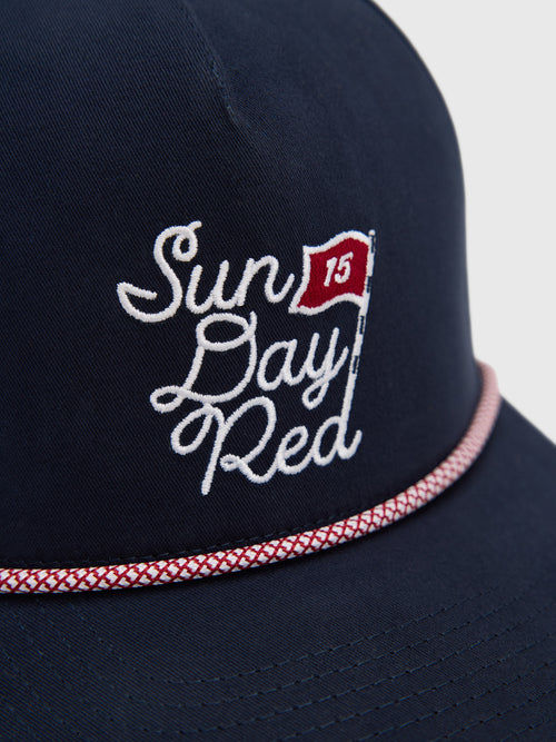 Sun Day Red Bayside Rope Hat