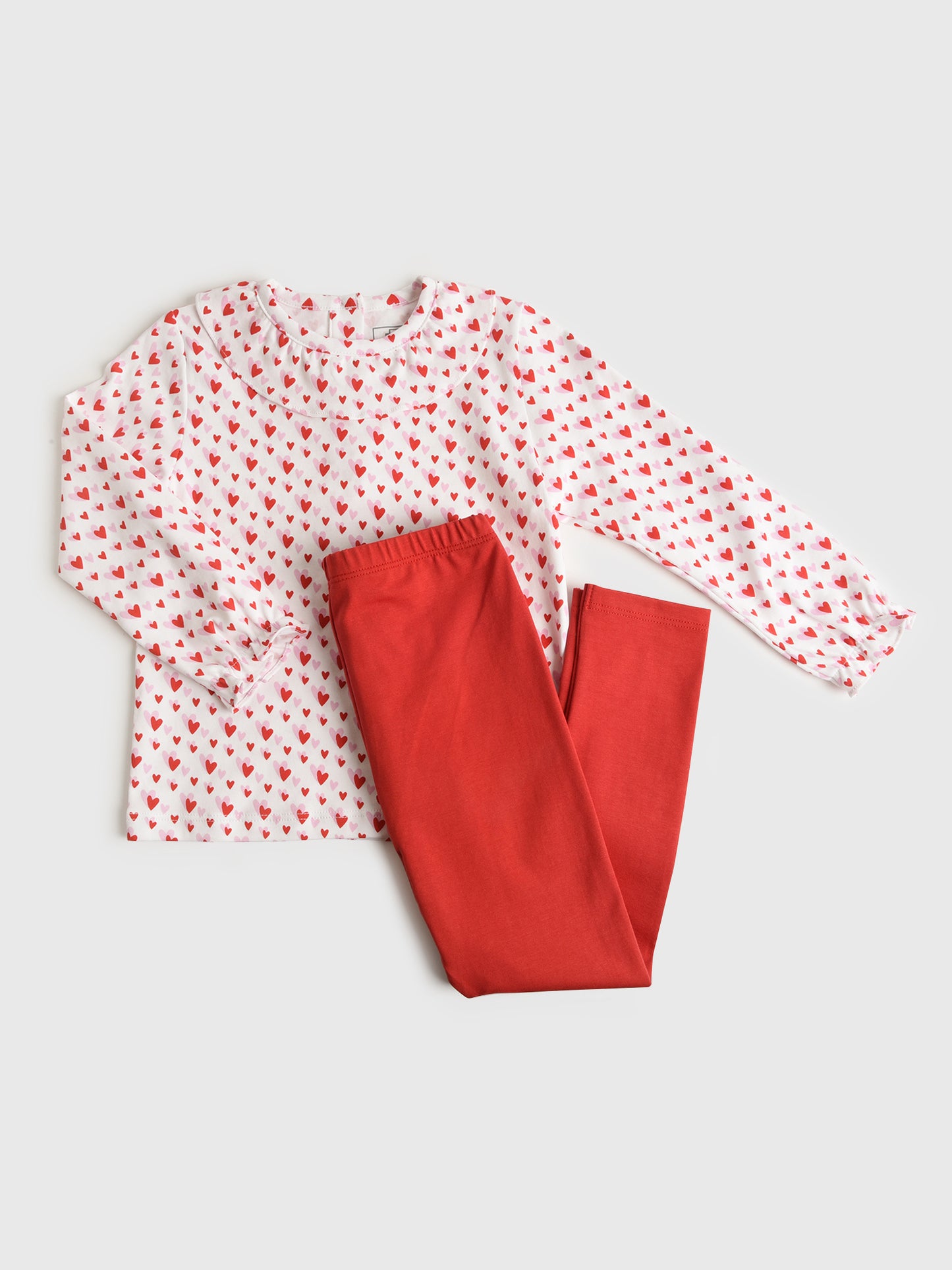 Lila And Hayes Girls' Lulu Legging Set - Saint Bernard