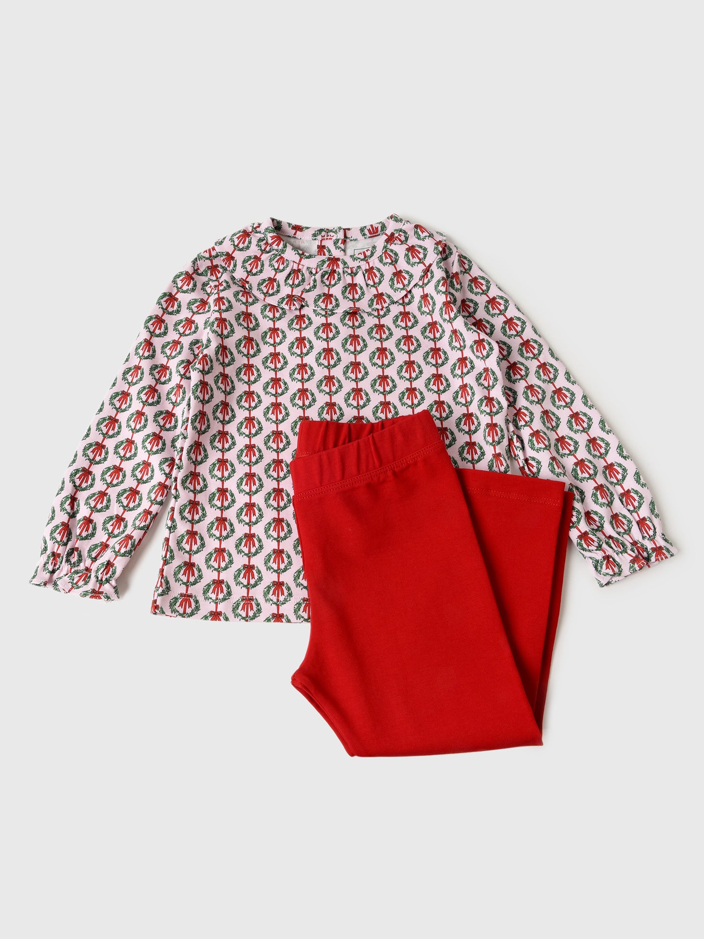 Lila And Hayes Girls' Lulu Legging Set - Saint Bernard