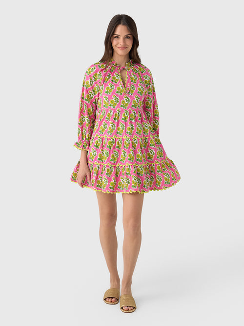 Pink City Prints Women's Luna Mini Dress