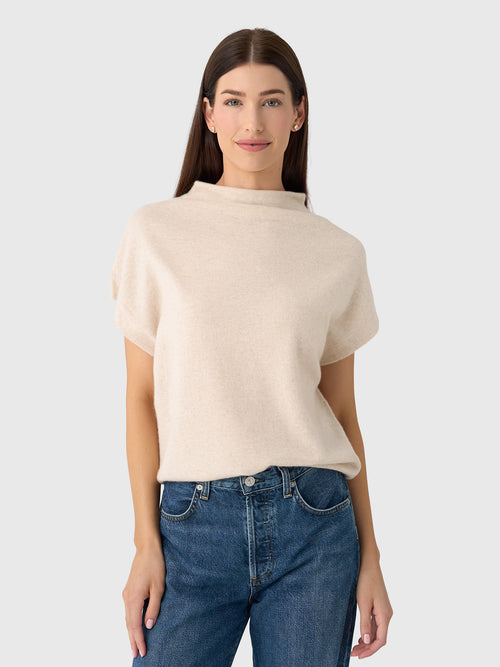 Brochu Walker Women's The Morten Funnel Neck Cashmere Top