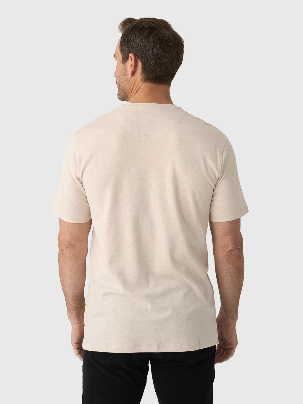 RYE51 Men's The Luxe Supima Crew Neck Short Sleeve Tee - Saint Bernard