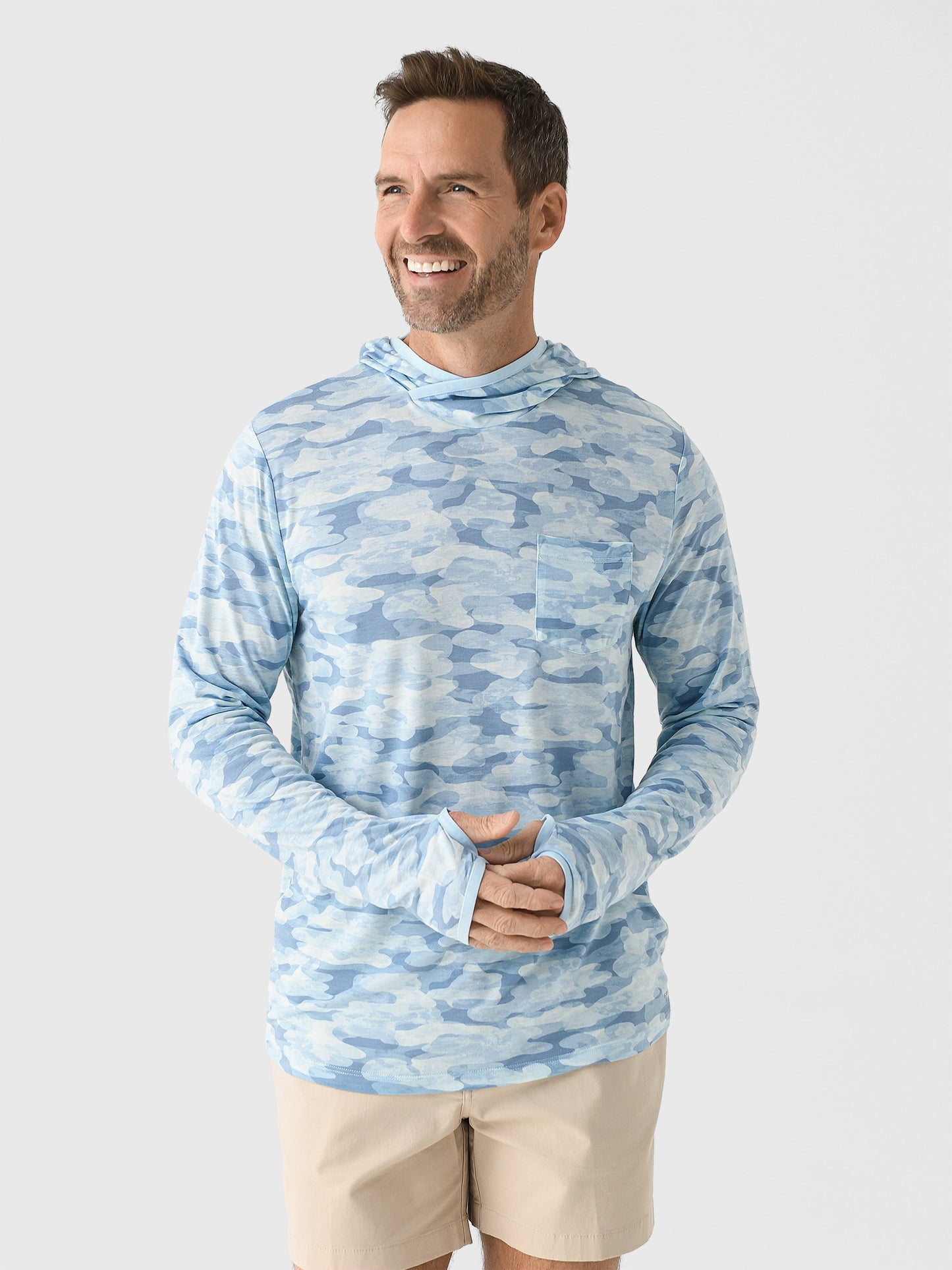 Free Fly Men's Bamboo Lightweight Hoodie - Saint Bernard