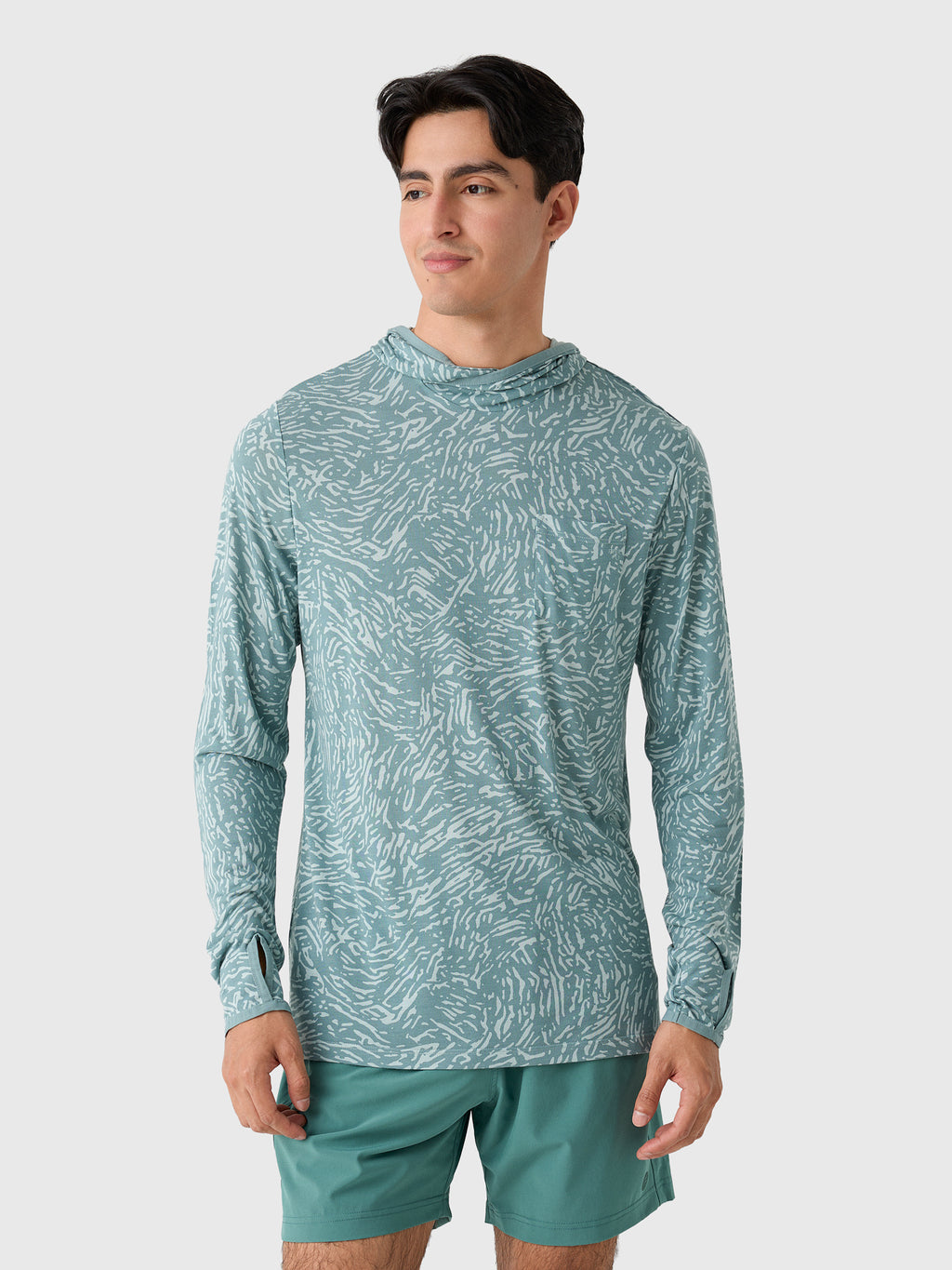 Free Fly Men's Bamboo Lightweight Hoodie - Saint Bernard