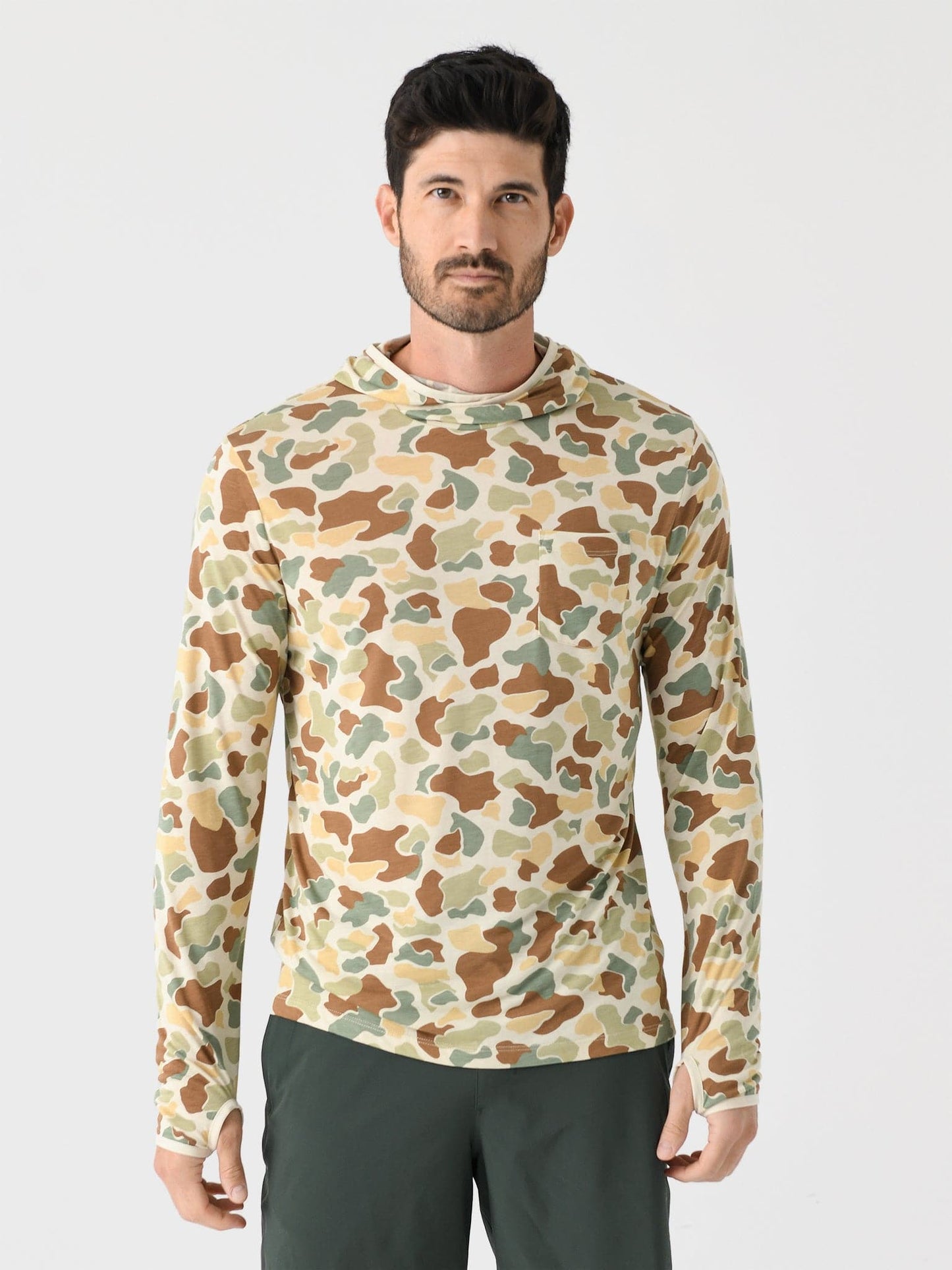 Free Fly Men's Bamboo Lightweight Hoodie - Saint Bernard