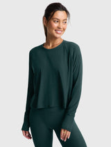 Beyond Yoga Women's Featherweight Daydreamer Pullover - Saint Bernard