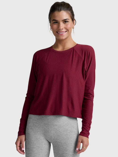 Beyond Yoga Women's Featherweight Daydreamer Pullover - Saint Bernard