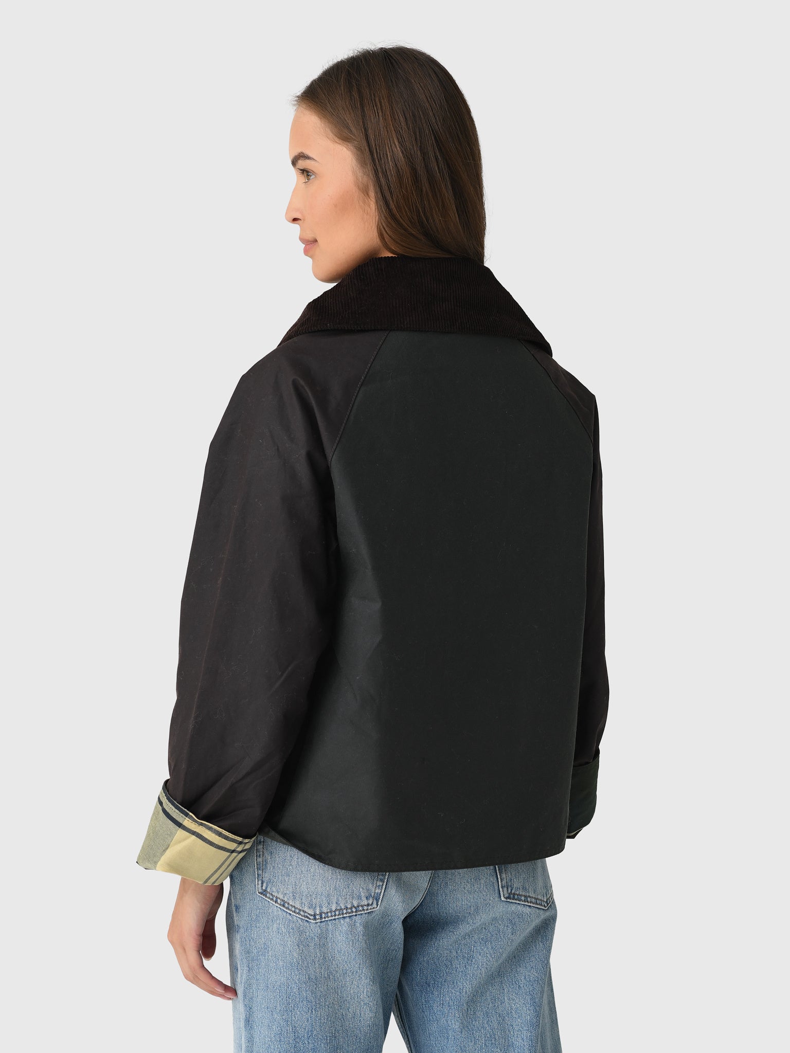 Barbour Women's Reighton Spey Waxed Jacket – Saint Bernard