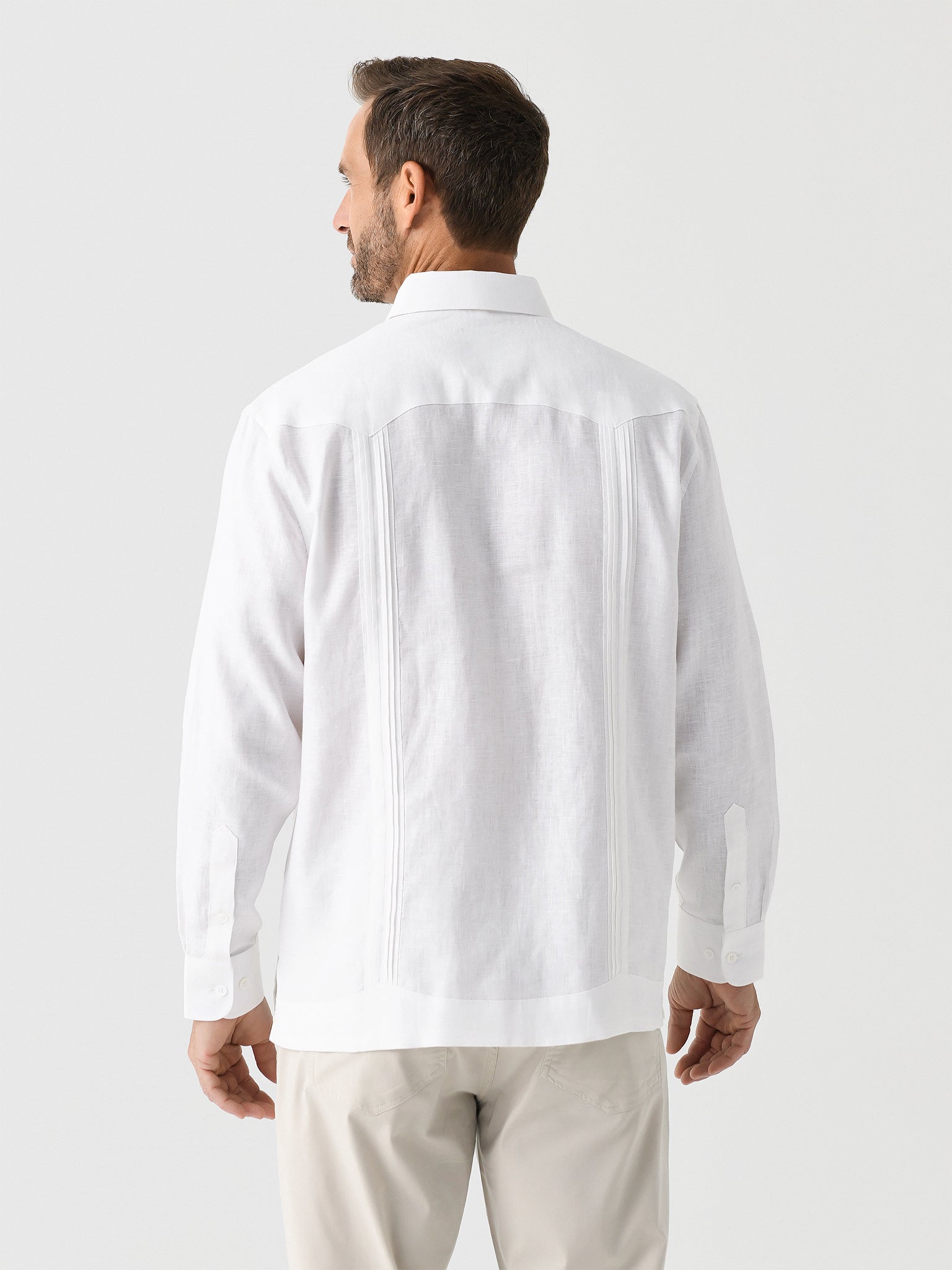 Centuria Men's Long Sleeve Guayabera Shirt – Saint Bernard