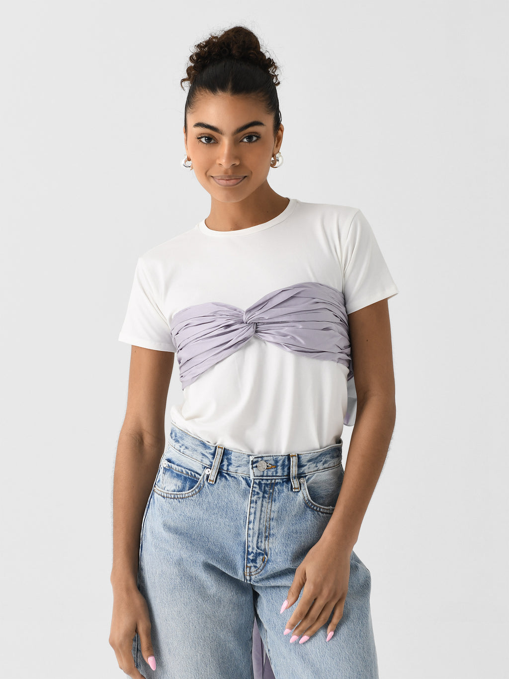 La Victoria T-ShirtxOFFWHITEWLAVENDER-alt1
