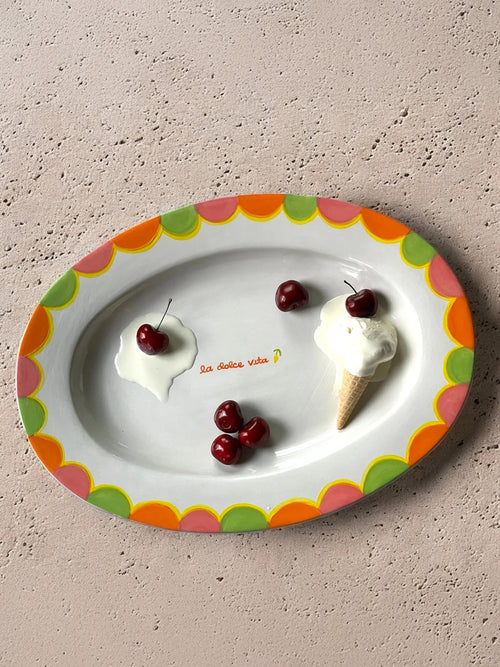 Caitlin Rounds Antiques La Dolce Vita Serving Tray