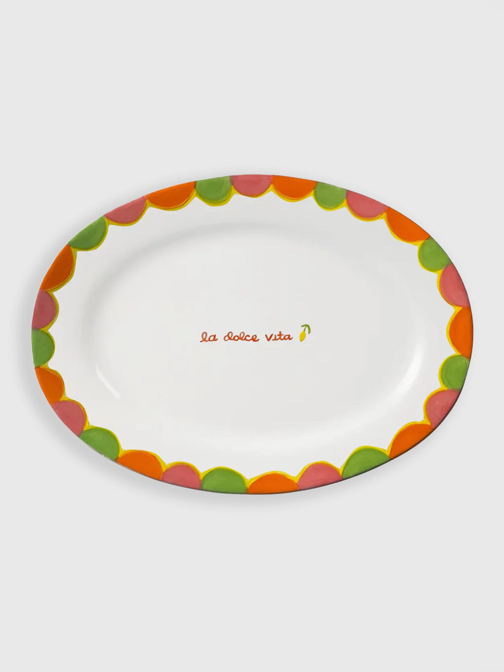 Caitlin Rounds Antiques La Dolce Vita Serving Tray - Saint Bernard