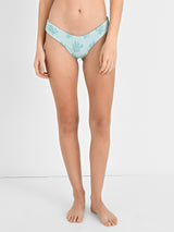 Citrine Women's Lila Smocked Bikini Bottom - Saint Bernard