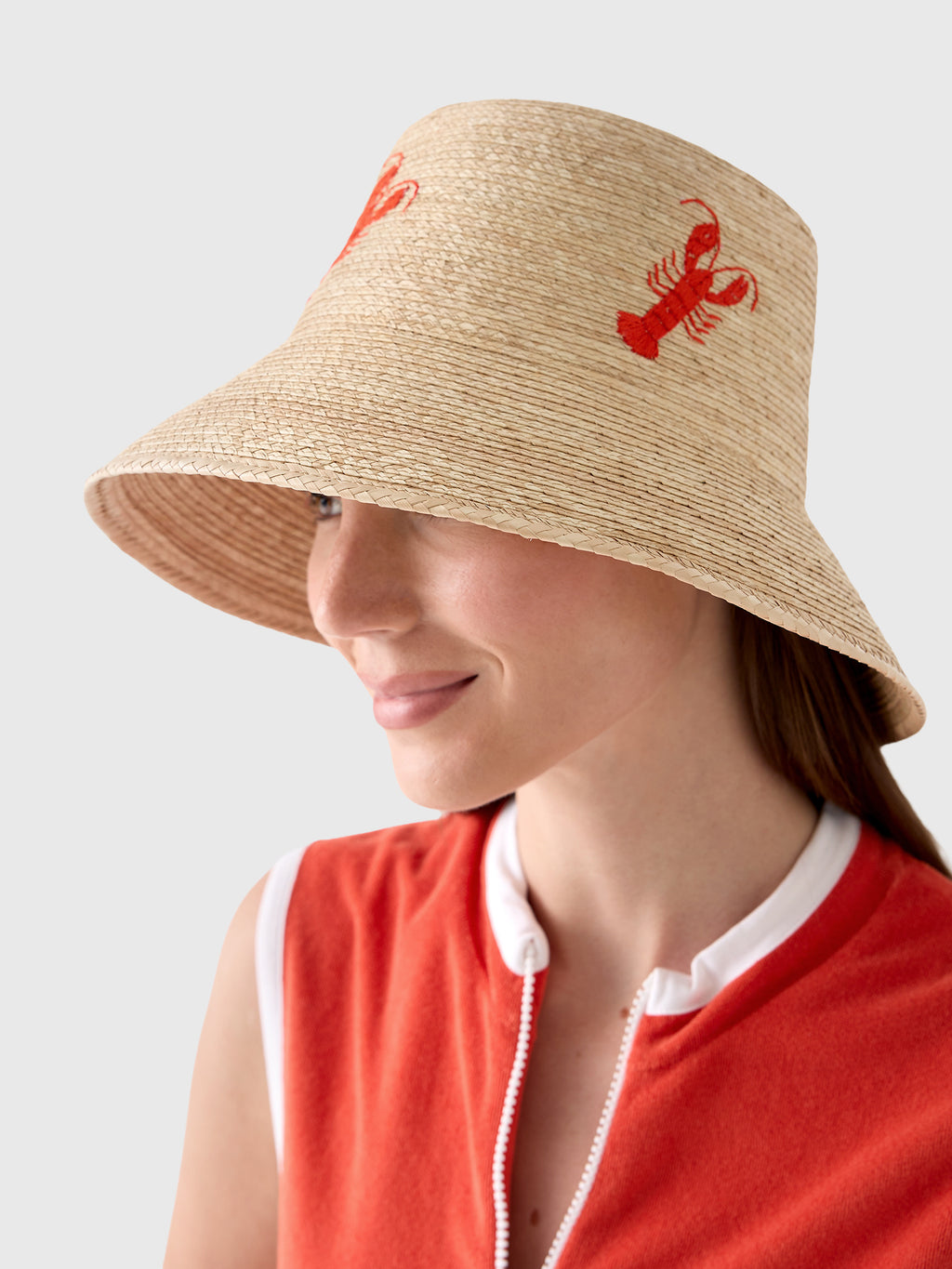 Sunshine Tienda Women's Lobster Bucket Hat - Saint Bernard