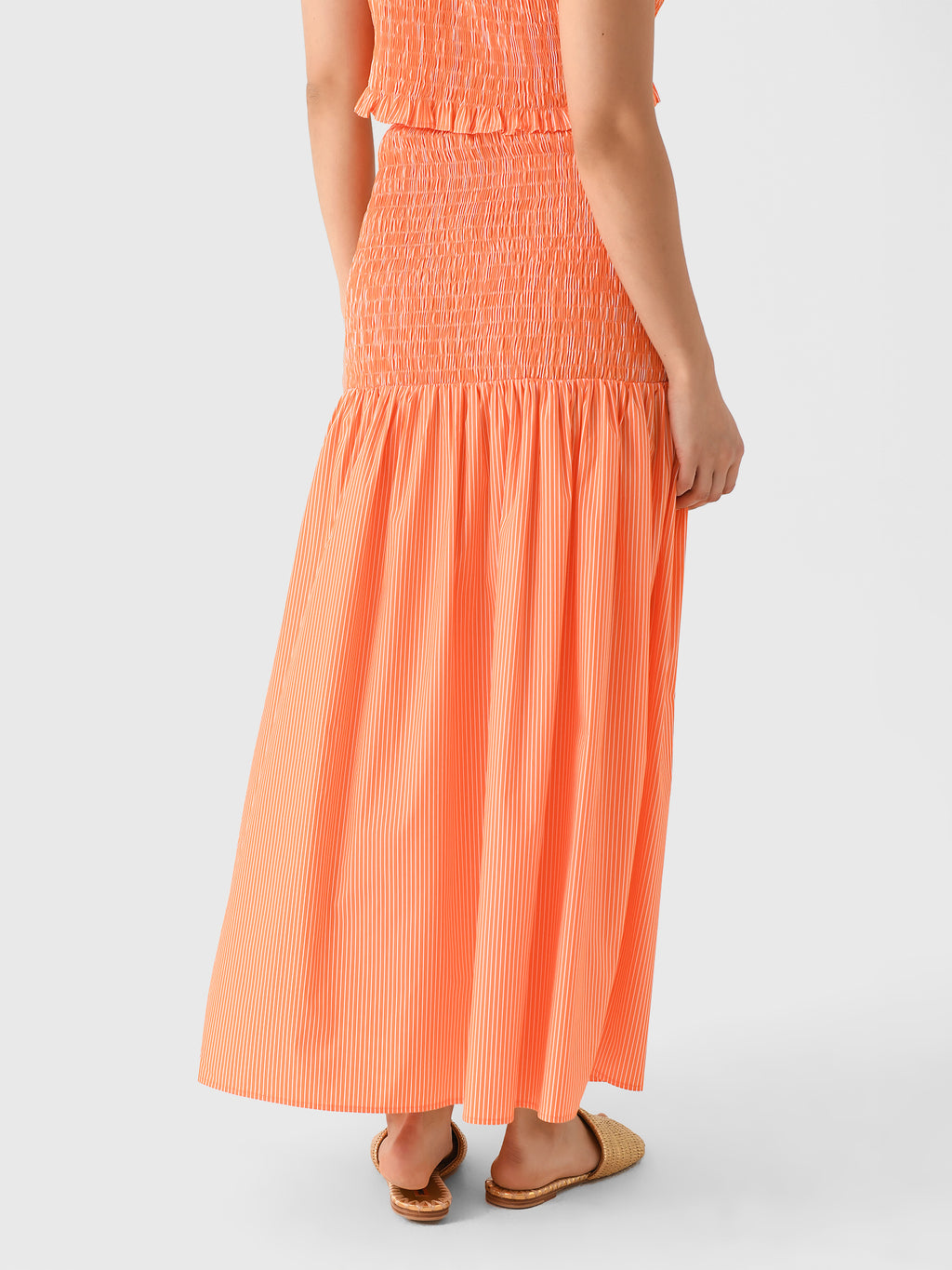 Long Owl SkirtxORANGESTRIPES-alt3