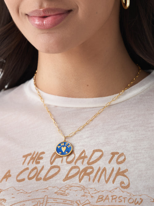 Hart Love & Fear Coin Necklace