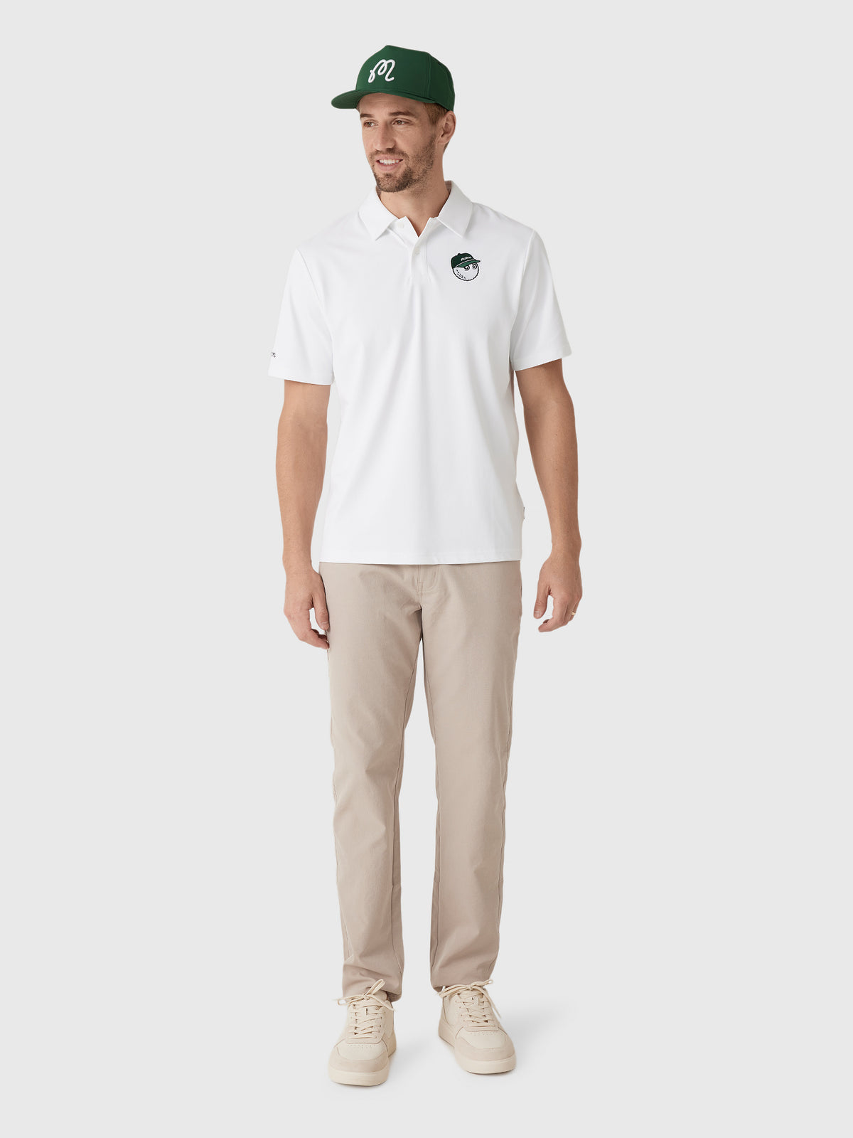 Malbon Men's Fairway Baldwin Polo - Saint Bernard
