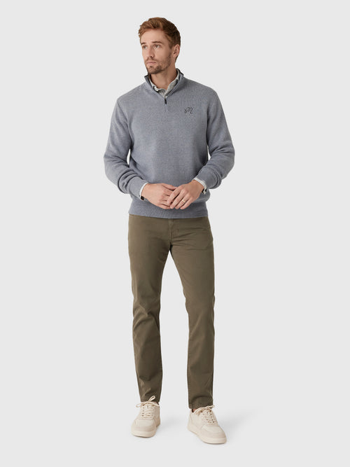 Malbon Men's Sorrel Sweater - Saint Bernard