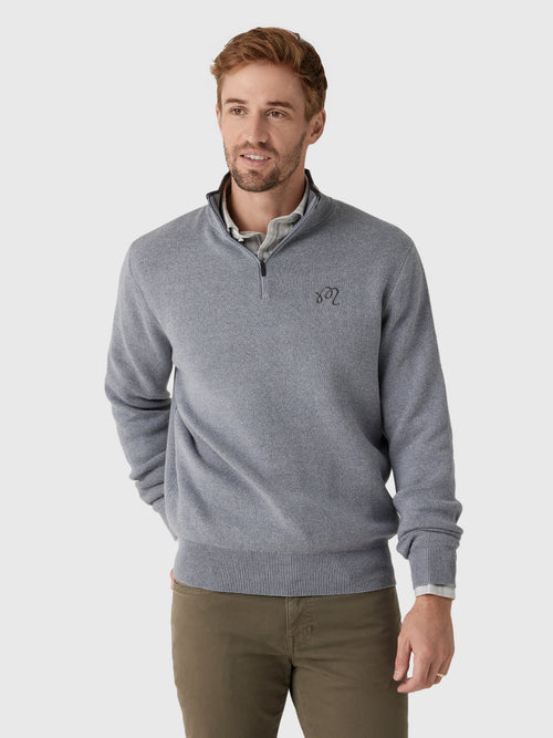Malbon Men's Sorrel Sweater - Saint Bernard