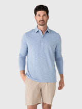 Criquet Men's Brrr° Long Sleeve Range Polo - Saint Bernard